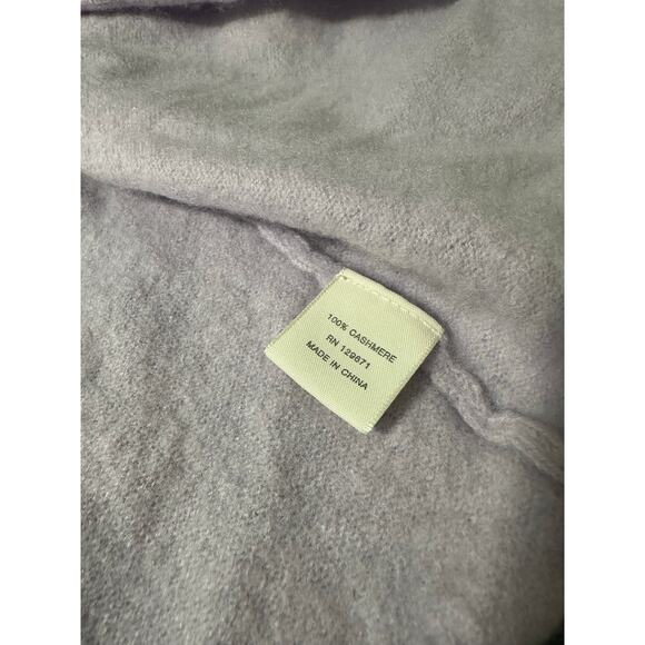 Naked Cashmere Cropped Shrug Cardigan Sweater Lavender Purple Size Small - Picture 6 of 12